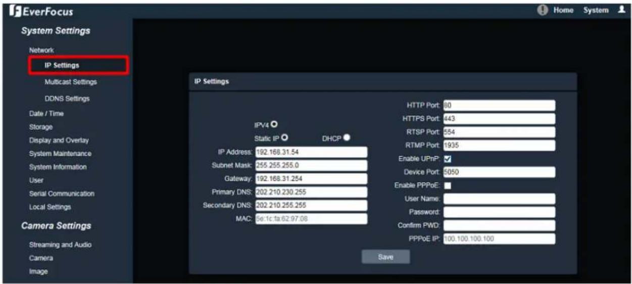 EverFocus EZN468ME - Setting up Port Forwarding Function - 2