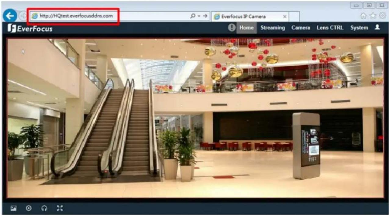 EverFocus EBN468E - To enable the DDNS function: - 5