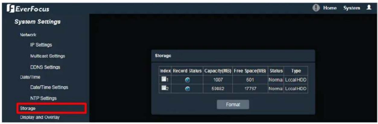EverFocus EBN468E - Storage - 1