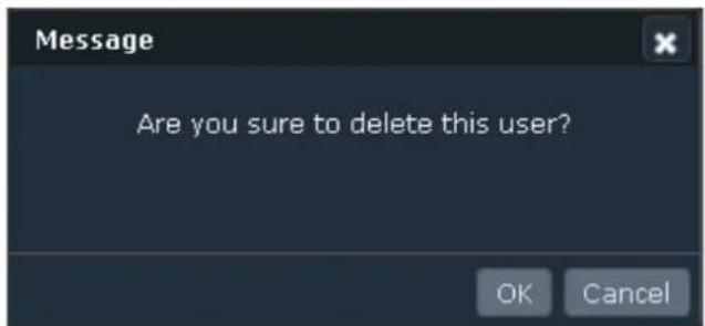 EverFocus EBN468E - To delete a user account: - 1