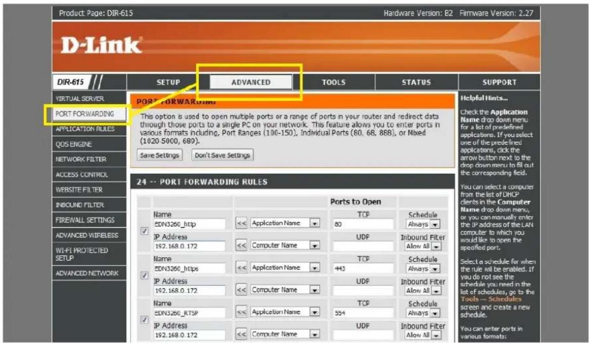 EverFocus EBN468E - Setting up Port Forwarding Function - 3