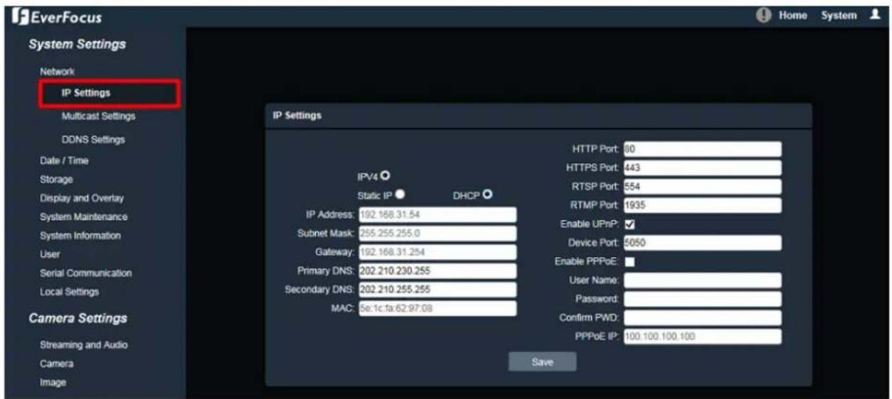 EverFocus EBN468E - To enable the DDNS function: - 3