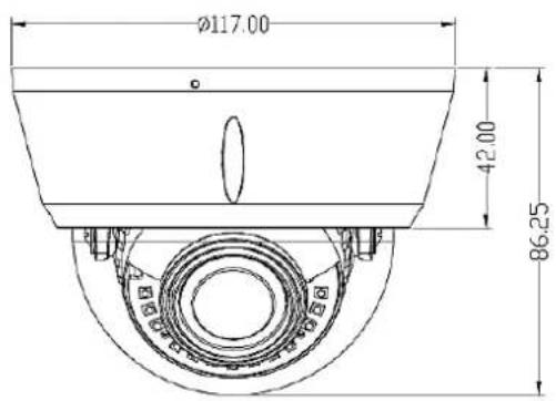 EverFocus EBN368E - Dimensions - 3