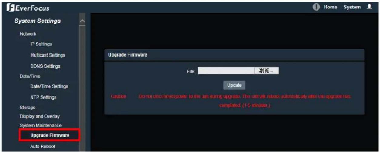 EverFocus EBN368E - Upgrade Firmware - 1