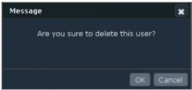 EverFocus EBN368E - To delete a user account: - 1