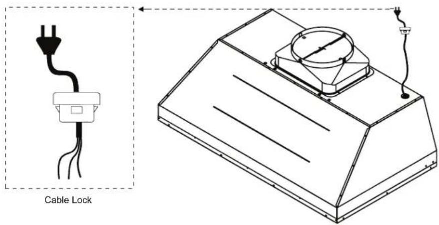 Zephyr Spruce AK9858AS - Cable Lock: - 2