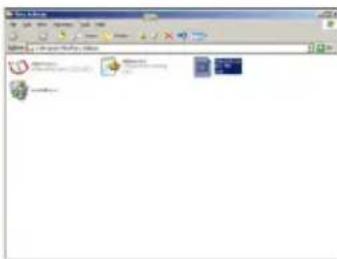 Screenshot of a Windows desktop interface showing file explorer and folder icons with Chinese labels