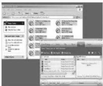 Screenshot of a software interface showing file management and export options in Chinese, including file name, type, size, and export settings.