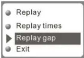 Replay Replay times ▶ Replay gap Exit