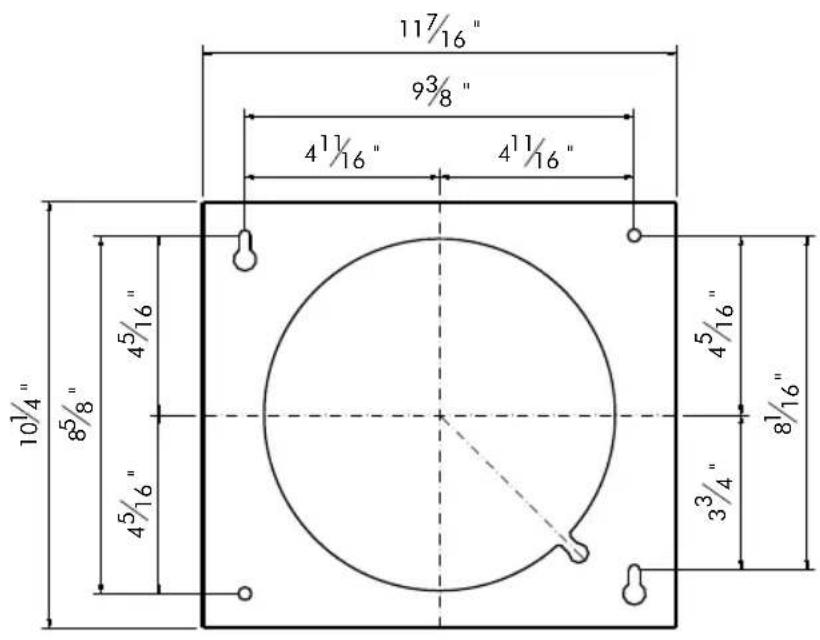 ZLine Cabinet 625 - MOUNTING SPECIFICATIONS - 1