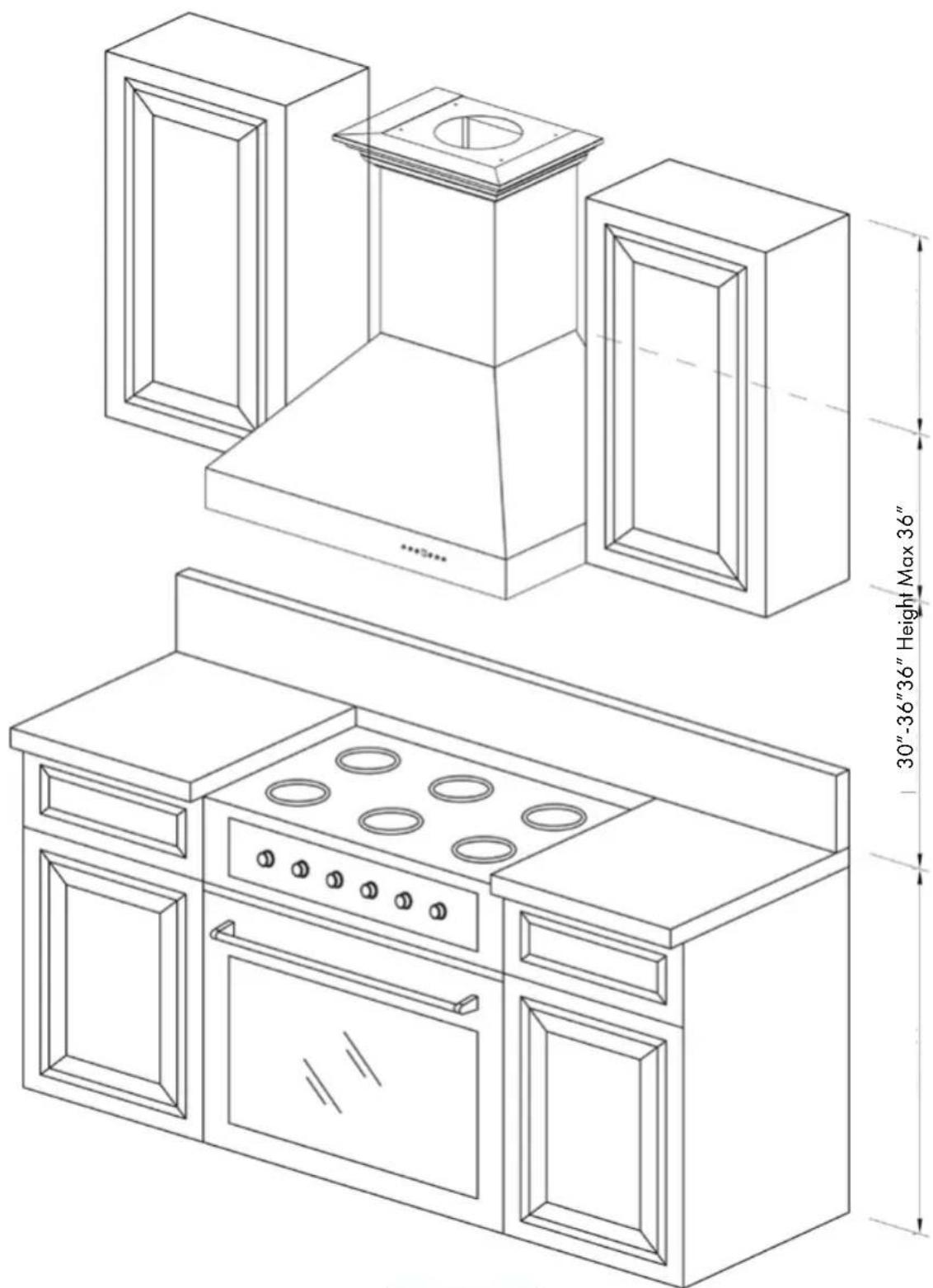 ZLine Cabinet 625 - DESIGNER WALL HOOD INSTALLATION - 1