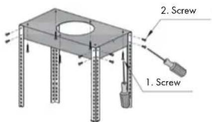 ZLine Cabinet 625 - ISLAND HOOD INSTALLATION - 1