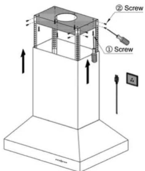 ZLine Steel KECOM - DESIGNER ISLAND HOOD INSTALLATION - 3