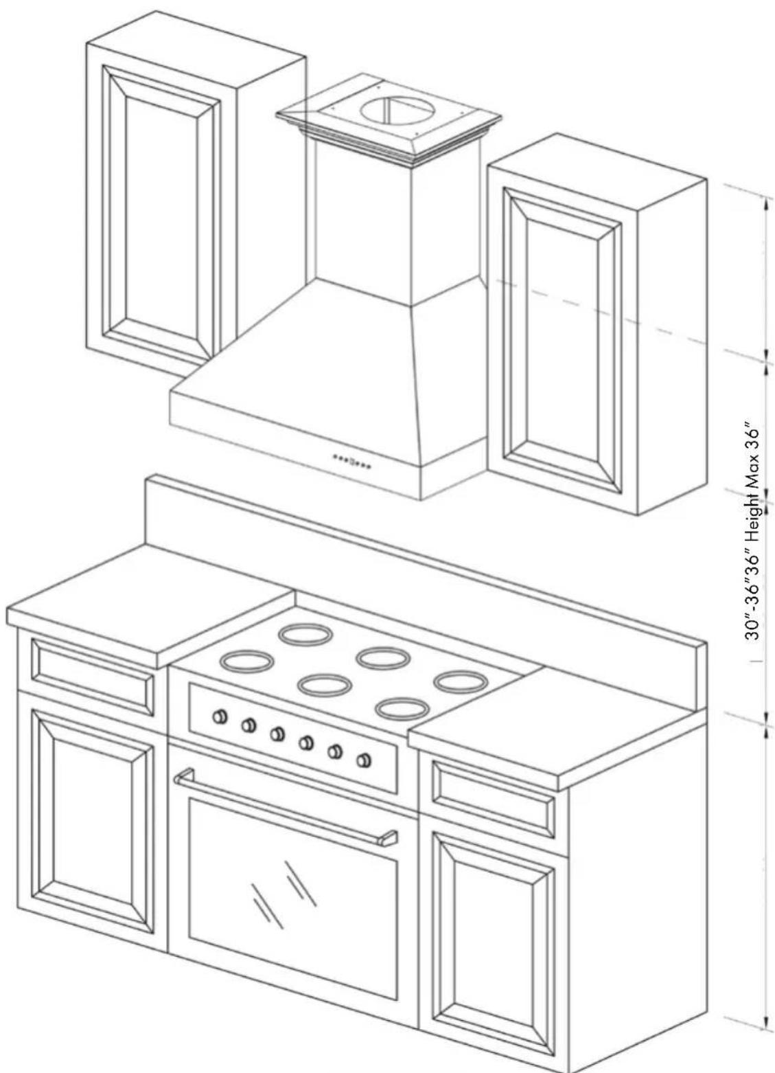 ZLine Steel KECOM - DESIGNER WALL HOOD INSTALLATION - 1