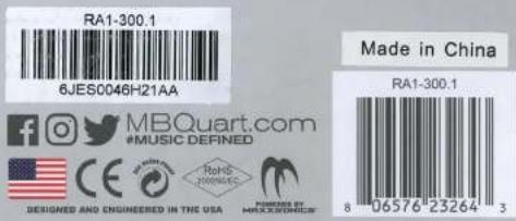 MB QUART RA1-300.1 - Watt Mono-Block Amplifier - 1