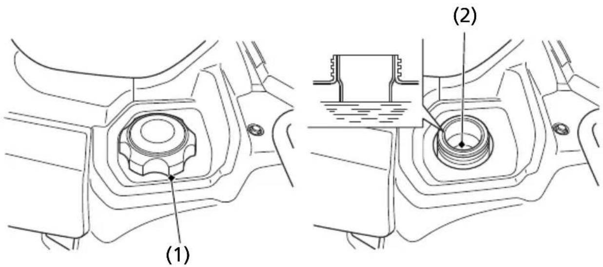 Honda FourTrax Rancher TRX420TE1 (2019) - Refueling Procedure - 1