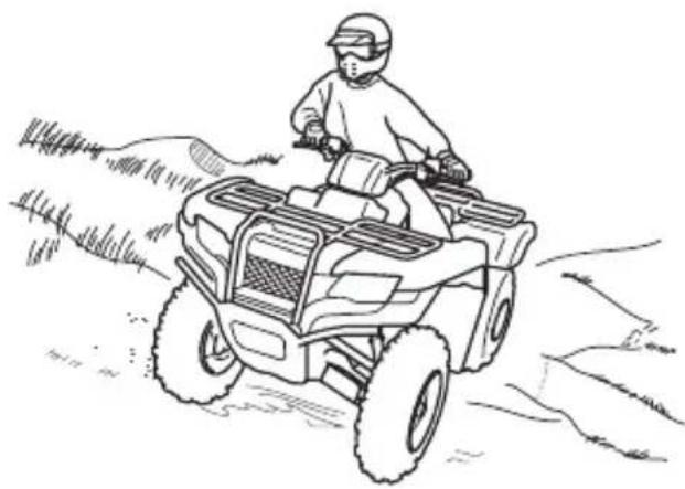 Honda FourTrax Rancher TRX420TE1 (2019) - Crossing Hills or Slopes - 1