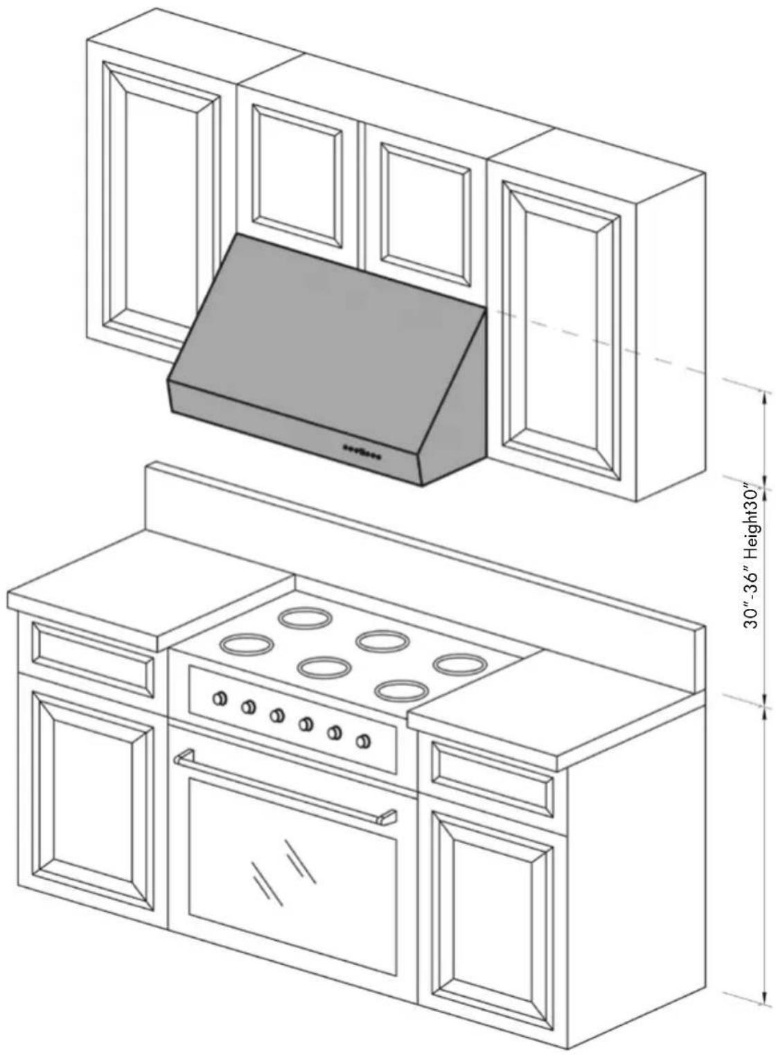 ZLine DuraSnow RTS-48 - UNDER CABINET INSTALLATION - 1
