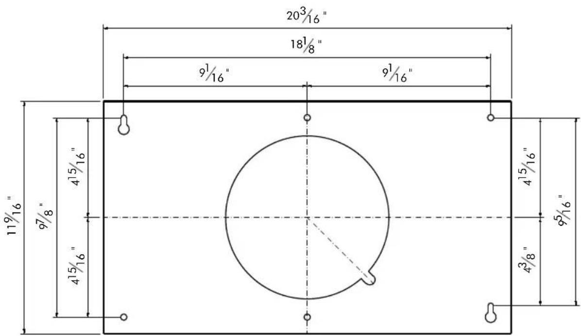 ZLine DuraSnow RAS-SN-24 - MOUNTING SPECIFICATIONS - 2