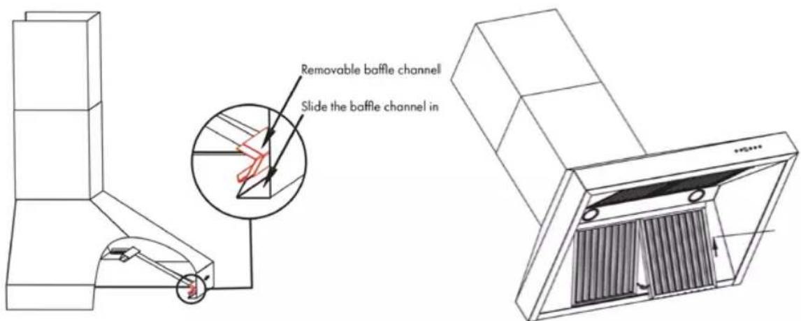 ZLine DuraSnow RAS-SN-24 - PROFESSIONAL SERIES BAFFLE FILTER CHANGE - 1