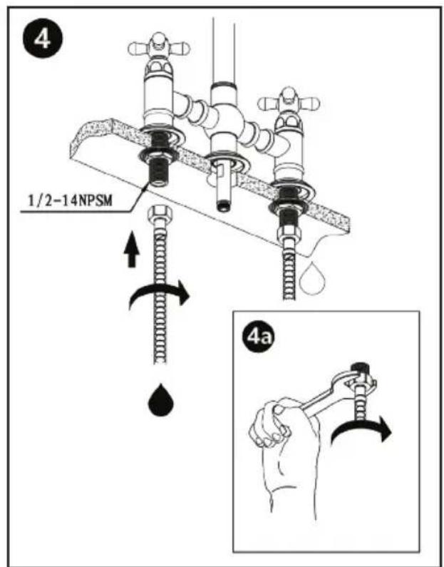 ZLine FBV-BN - DOUBLE HANDLE FAUCETS - 4