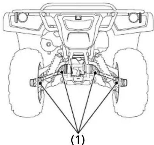 Honda FourTrax Rancher TRX420FA5 (2019) - Front Driveshaft Boots & Rear Driveshaft Boots - 2
