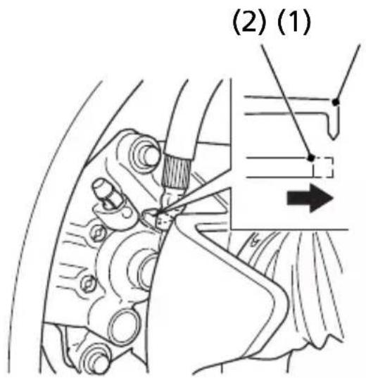 Honda FourTrax Rancher TRX420FA5 (2019) - Brake Pad Wear - 1