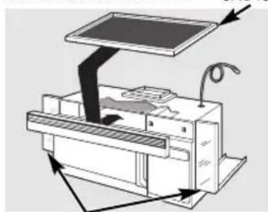 HOTPOINT RVM1635BK - JX81J—Kit de filtro de carbón de recirculación - 1