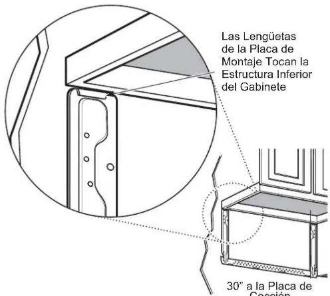 HOTPOINT RVM5160DHCC - C DETERMINACIÓN DE LA PLACA DE MONTAJE DEBAJO DE SU GABINETE - 2