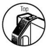 HOTPOINT HTS17BBSRWW - Transfer fresh food door handle - 2