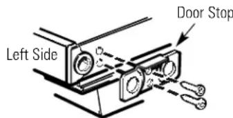 HOTPOINT HTR18ABRWW - Transfer door stop - 1