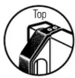 HOTPOINT HTR18ABRWW - Transfer fresh food door handle - 2