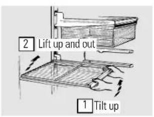 HOTPOINT HTR18ABRWW - About the fresh food compartment shelves. - 1