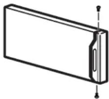 HOTPOINT HTR18ABRWW - Transfer Freezer Door Handle - 3