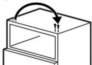 HOTPOINT HTR18ABRWW - REMOVE THE FREEZER DOOR - 4