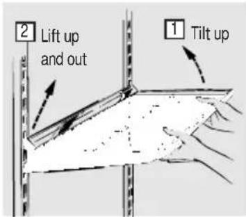 RCA MTX21EABWW - About the refrigerator shelves. - 1