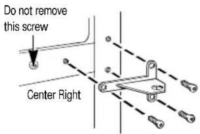 RCA MTX21EABWW - Transfer Center Hinge Bracket to the Left - 1