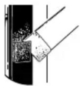 RCA MTX21EABWW - Transfer Fresh Food Door Handle - 1
