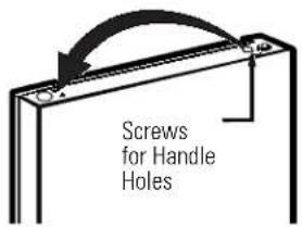 HOTPOINT HTS16BCRRWW - Remove the handle. - 1