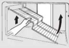 HOTPOINT HTS16BCRRWW - About the freezer compartment shelves. - 2