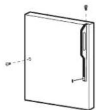 HOTPOINT HTR17BBSRWW - Reinstall the fresh food door handle - 1