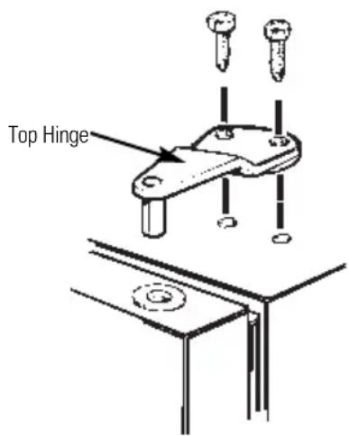 RCA MTX18HABWW - Remove the Freezer Door - 1