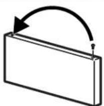 HOTPOINT HTS17BBSLWW - Transfer Freezer Door Handle - 2