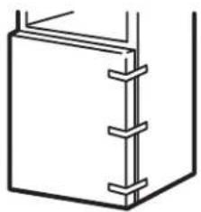 HOTPOINT HTR18ABMWW - REMOVE THE FRESH FOOD DOOR - 1