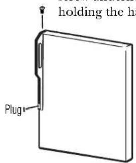 HOTPOINT HTR18ABMWW - Transfer fresh food door handle - 1