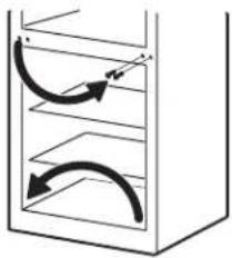 HOTPOINT HTR18ABMWW - REMOVE THE FRESH FOOD DOOR (CONT.) - 1