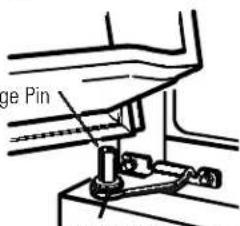 HOTPOINT HTR18ABMWW - Re-hang the freezer door - 1