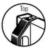 HOTPOINT HTR18ABMWW - Transfer fresh food door handle - 2