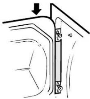 HOTPOINT NVLR223EGWW - Cómo cambiar el sentido de apertura de la puerta - 2