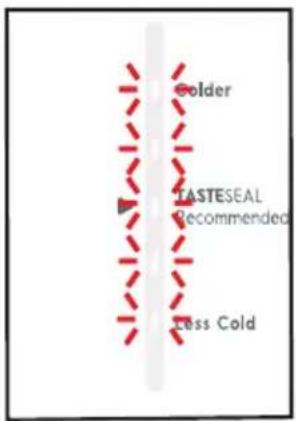 Colder TASTESEAL Recommended Less Cold